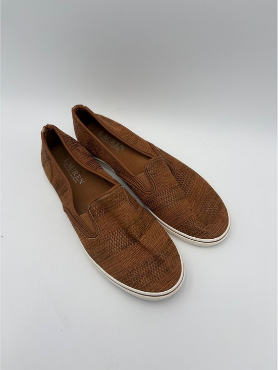 Lauren Ralph Lauren Shoes - RLL Lauren Ralph Lauren Janis Woman’s 8 Brown Woven Slip-On Shoes